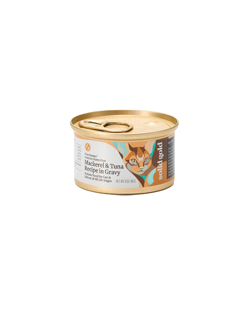 ソリッドゴールド サバ&ツナ缶(猫用)
